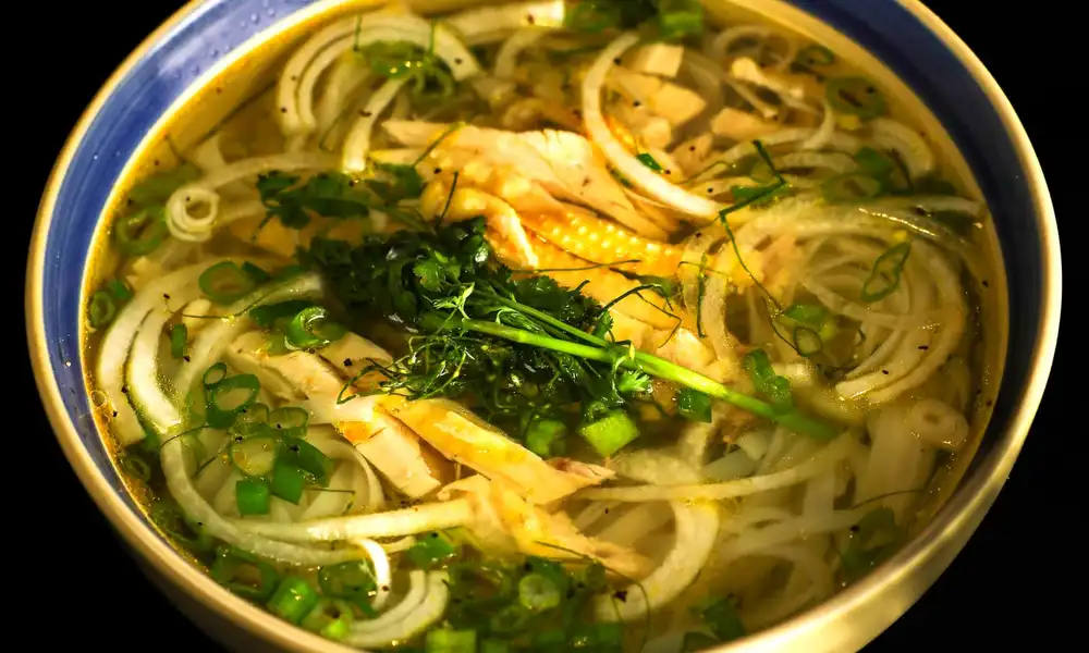 Original Sliced Free-run Chicken with Skin Noodle Soup